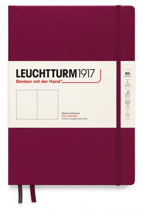 Leuchtturm Notebook B5 Hard 121s Port Red