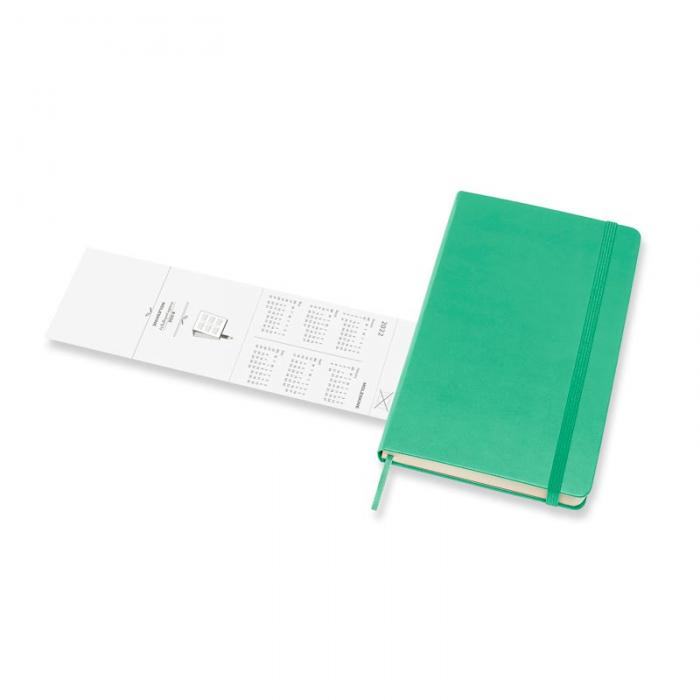 Moleskine Weekly Notebook Green hard Large 2022