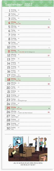 Stor bordskalender humor 2022