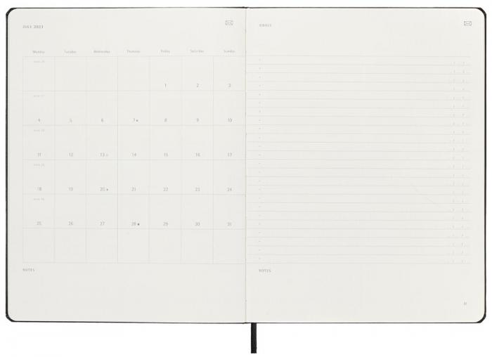 Moleskine M+ Plan Pro XL Black 2023