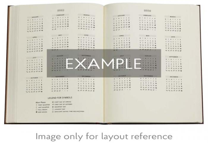 Kalender Paperblanks 18-months Maxi Vertical Azure