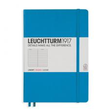 Leuchtturm Notebook A5 hard 249s Azure linjerad