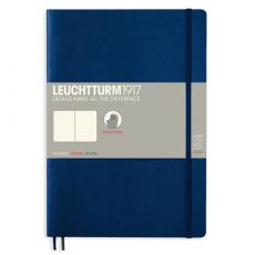 Leuchtturm Notebook B5 Soft 123s Navy Olinjerad