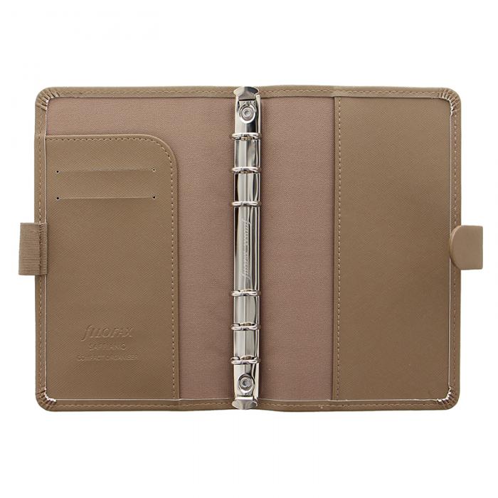 Filofax Saffiano Personal Compact Fawn