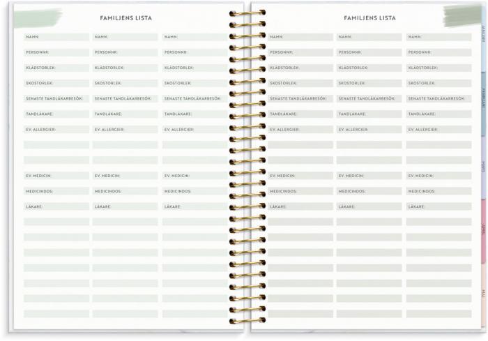 Life Organizer Family Planner 2024