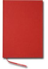 Olinjerad Blank Book A4 192 sidor Red