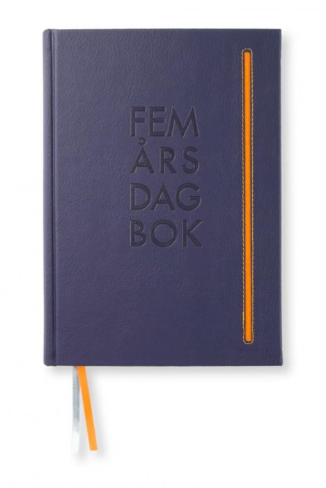Paperstyle 5-års dagbok Soft de Luxe Lila - Kalenderkungen.se