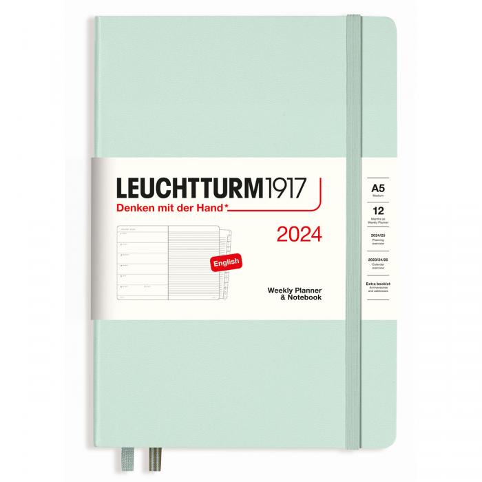 Leuchtturm1917 A5 vecka/notes Mint Green 2024 