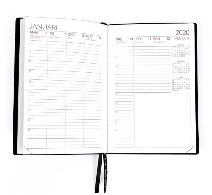 Aquarupella Kalender Prestige A5 Petrol - Kalenderkungen.se