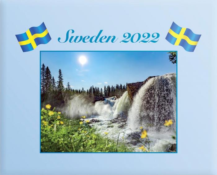 Väggkalender Sweden med kuvert 2022