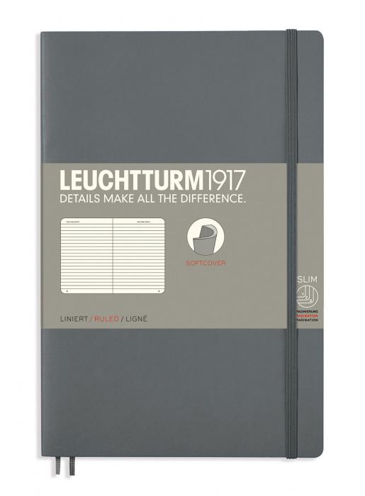 Leuchtturm Notebook ruled anthracite