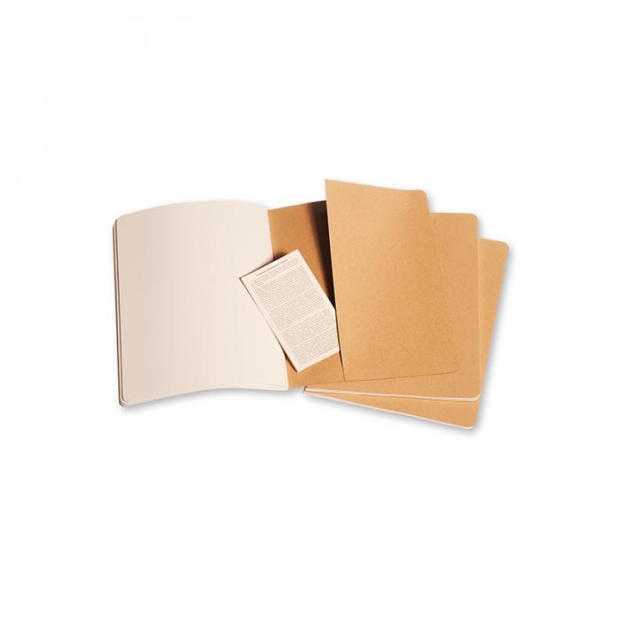 Moleskine Cahier Journal Plain X-Large Kraft Brown