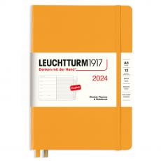 Leuchtturm1917 A5 vecka/notes Rising Sun 2024