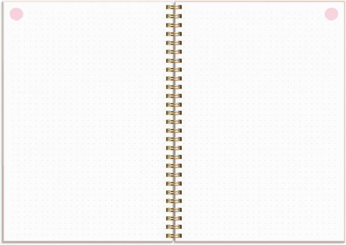 Life Planner Pink Horisontell 2023-2024