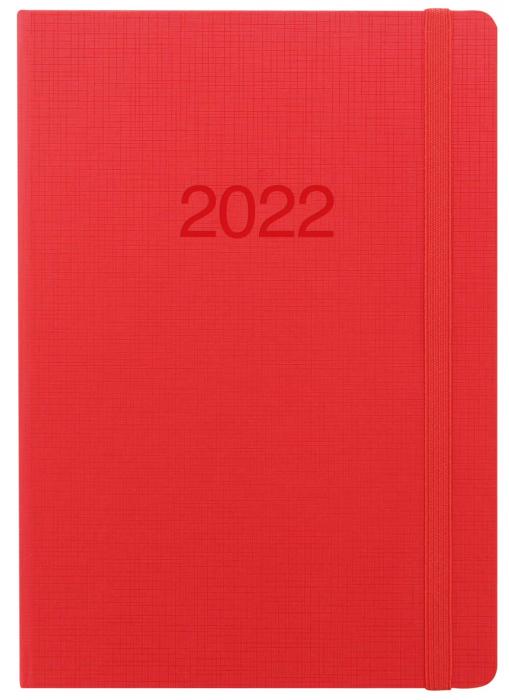 Kalender Letts Memo A5 Röd 2022
