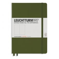Leuchtturm Notebook A5 hard 249s Army dotted