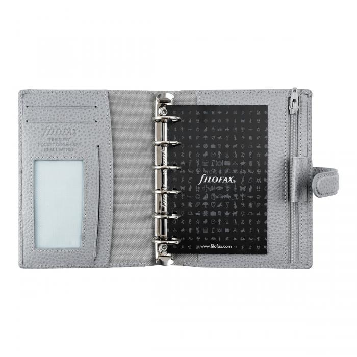 Filofax Finsbury Pocket Slate Grey 