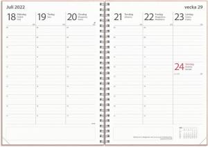 Kalender 22/23 Study A5 Nomad rosa