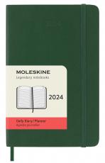 Moleskine Daily Myrtle Green Soft pocket 2024