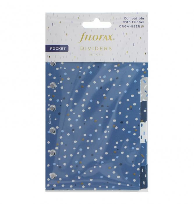 Filofax Pocket Indigo Dividers