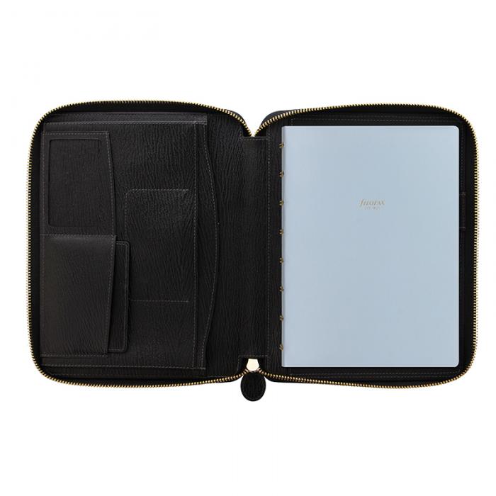 Chester A5 Zip Folio Black