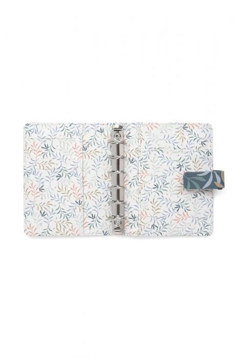 Filofax Botanical pocket Organiser Blue 