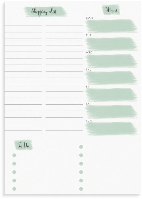 Planner Pad Life Organizer