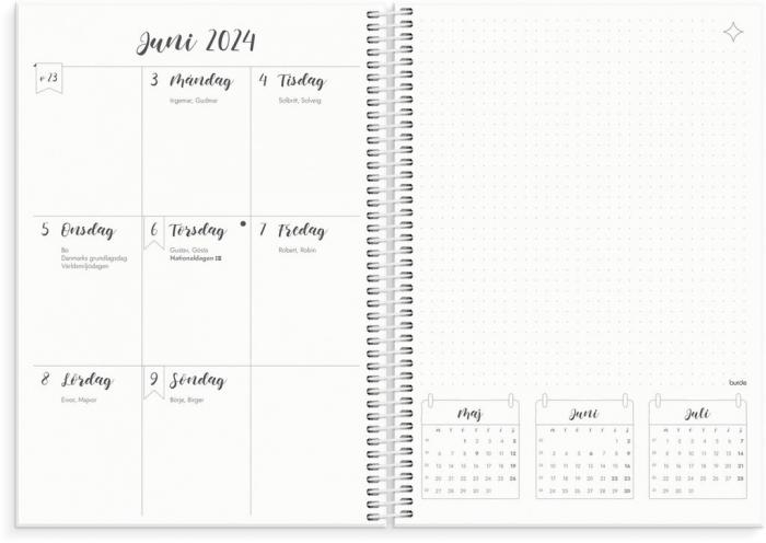 Kalender Doodle B5 2025-2025