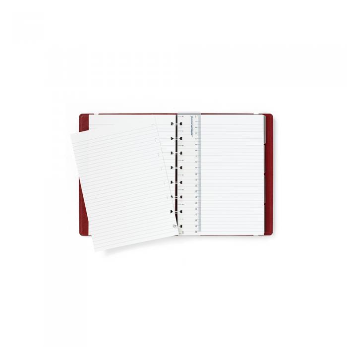 Filofax Notebook Burgundy linjerad