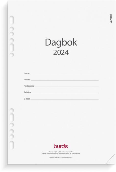 Business kalendersats Dagbok 2024
