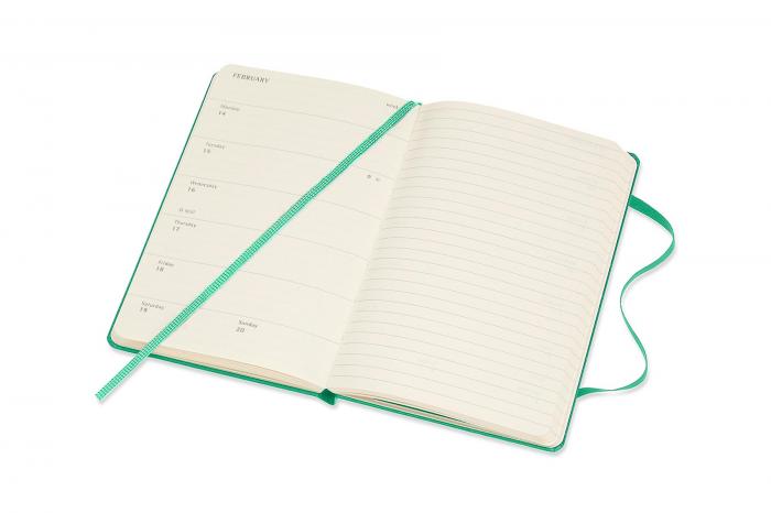 Moleskine Veckokalender Pkt Hard 21/22 Grn