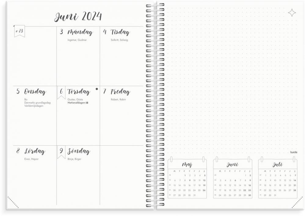 Kalender Doodle B5 2025
