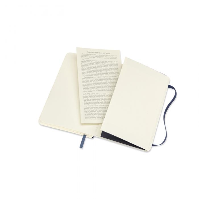 Moleskine Notebook Pocket Soft Cover - Bl - Linjerad