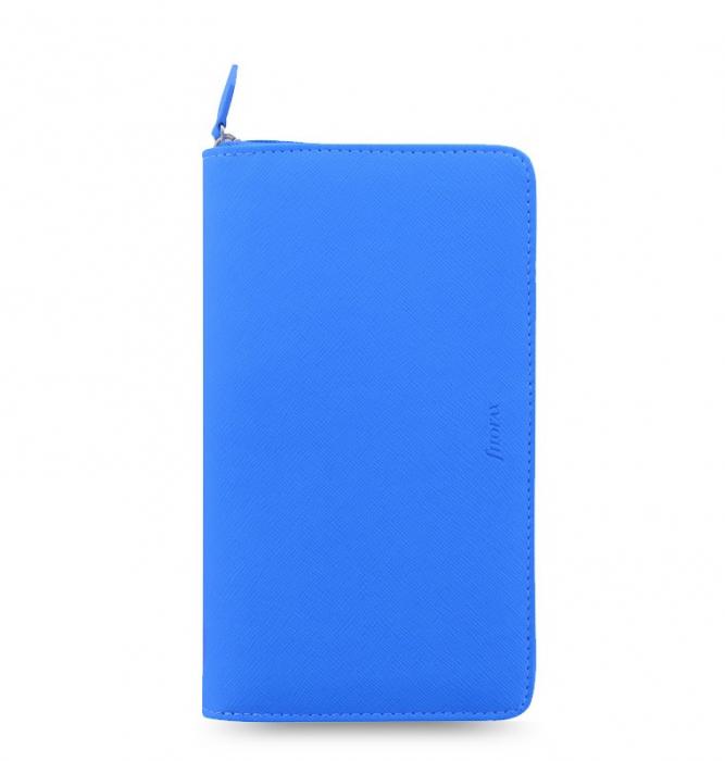 Filofax Filofax Saffiano Personal zip Flouro Blue utgtt - Kalenderkungen.se