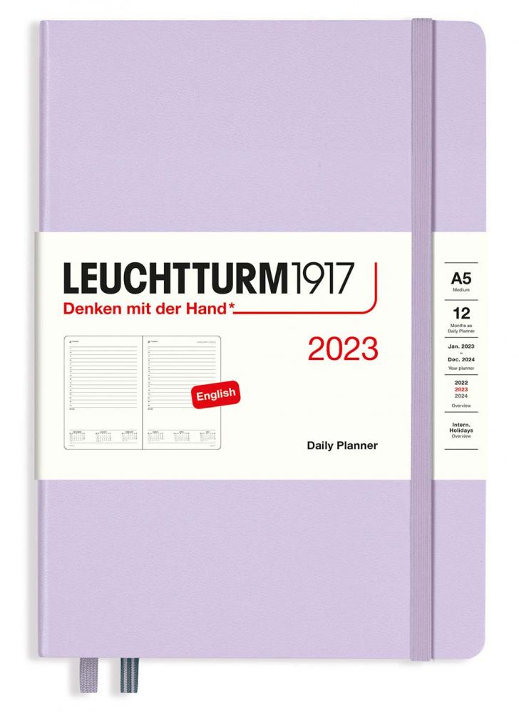 Kalender Leuchtturm1917 A5 Daily Planner Port Red 2023