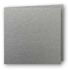 Kvadratiska Kort dubbla 5-pack 220g Silver