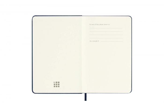 Moleskine Veckokalender Pkt Hard 22/23 Saphire Blue