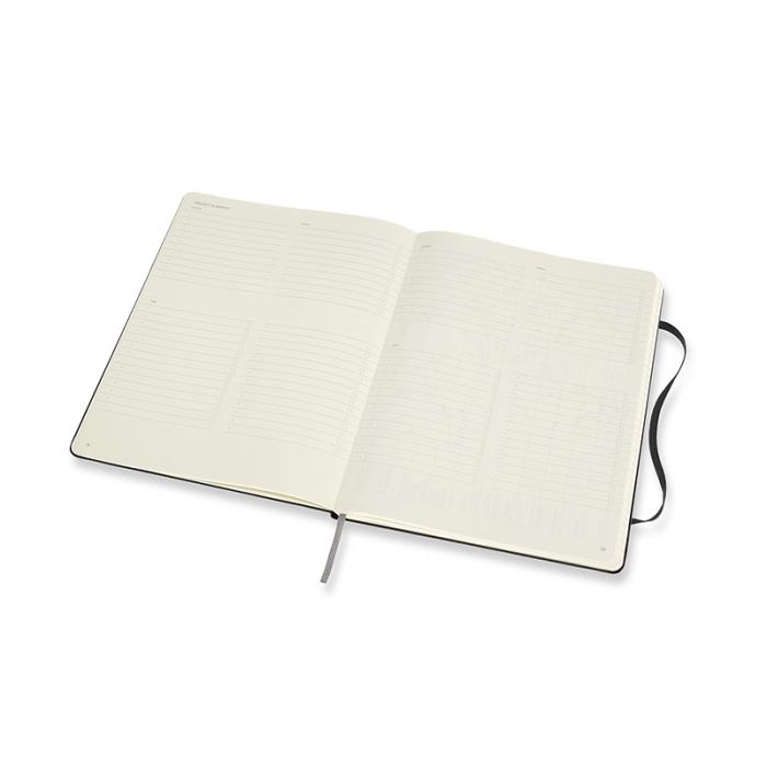 Moleskine Moleskine Pro Hard Ruled Notebook XL Black - Kalenderkungen.se