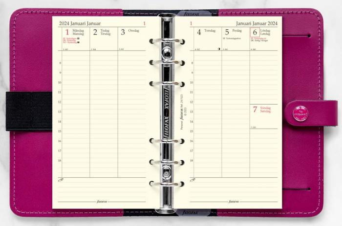 Filofax Dagbok Vertikal Personal v/u 2024