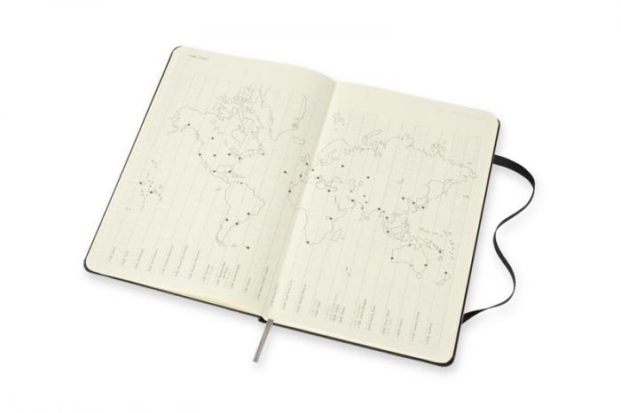 Moleskine Monthly Notebook svart hard large 2022