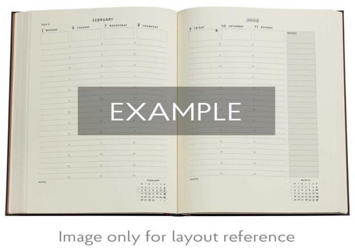 Kalender Paperblanks 18-months Maxi Vertical Azure