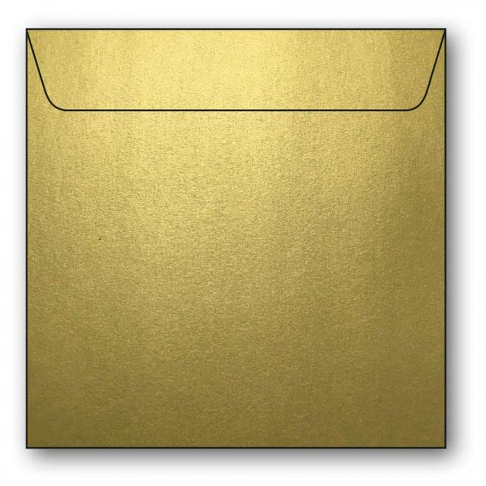 Kvadratiska Kuvert 5-pack 110g Guld
