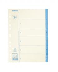 Pappersregister JOPA 1-5 vit/blå