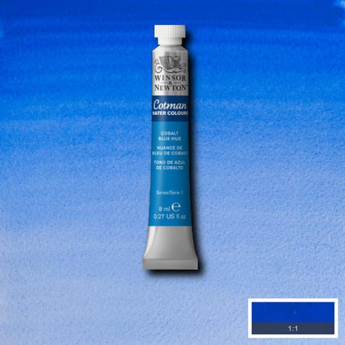 Akvarellfrg Cotman 8ml Cobalt blue hue 179