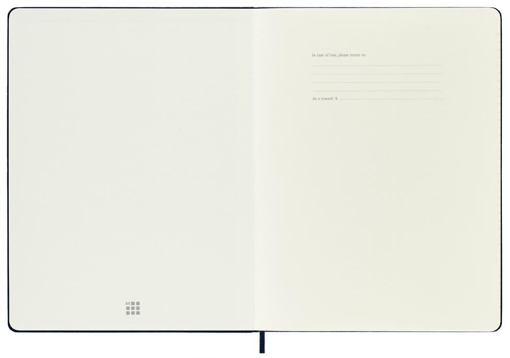 Moleskine Weekly Notebook Blue hard XL 2023