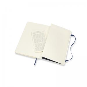Moleskine Notebook Large Soft Cover - Blå - Linjerad 
