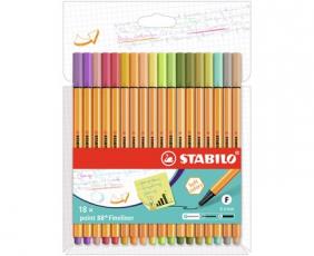 Stabilo 88 18-pack trend