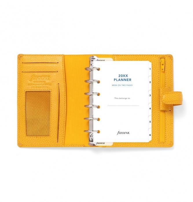 Filofax Finsbury pocket Mustard