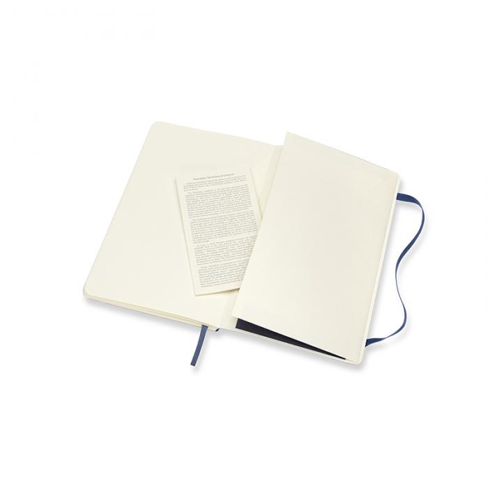 Moleskine Notebook Large Soft Cover - Bl - Linjerad 