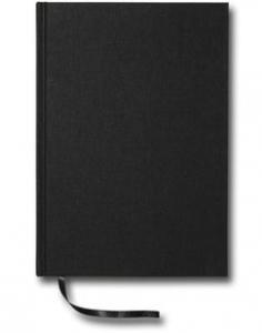 Olinjerad Blank Book A5 256 sidor Black